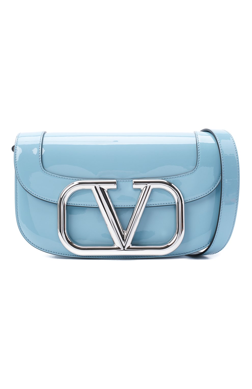 Женская сумка valentino garavani supervee VALENTINO голубого цвета по цене 183000 руб., арт. UW2B0G09/ZEE | Фото 5 Женская сумка valentino garavani supervee VALENTINO голубого цвета, арт. UW2B0G09/ZEE | Фото 5