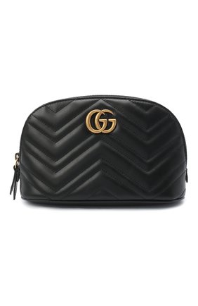 Женская кожаная косметичка GUCCI черного цвета по цене 34650 руб., арт. 625690/DTDHT | Фото 1 Женская кожаная косметичка GUCCI черного цвета, арт. 625690/DTDHT | Фото 1