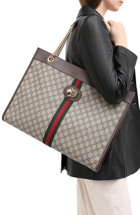 Женская сумка-тоут rajah GUCCI бежевого цвета по цене 152500 руб., арт. 537219/9U8WX | Фото 2 Женская сумка-тоут rajah GUCCI бежевого цвета, арт. 537219/9U8WX | Фото 2