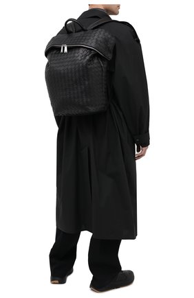 Мужской кожаный рюкзак BOTTEGA VENETA черного цвета по цене 287500 руб., арт. 630241/VCRL3 | Фото 2 Мужской кожаный рюкзак BOTTEGA VENETA черного цвета, арт. 630241/VCRL3 | Фото 2