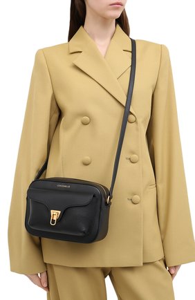 Женская сумка beat soft COCCINELLE черного цвета по цене 22900 руб., арт. E1 GF6 15 02 01 | Фото 2 Женская сумка beat soft COCCINELLE черного цвета, арт. E1 GF6 15 02 01 | Фото 2