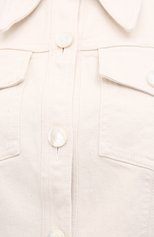 Женская джинсовая куртка GUCCI белого цвета, арт. 625043/XDA9V | Фото 5 (Кросс-КТ: Куртка, Деним; Рукава: Длинные; Региональные ограничения белый список (Axapta Mercury): RU; Материал внешний: Хлопок, Деним; Длина (верхняя одежда): Короткие)