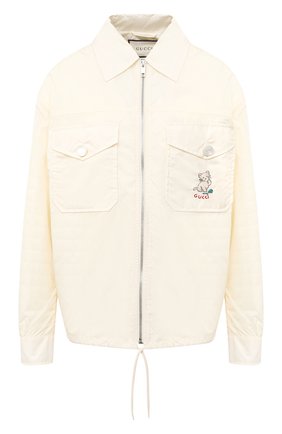 Женская куртка GUCCI белого цвета по цене 124000 руб., арт. 619422/ZAE8W | Фото 1 Женская куртка GUCCI белого цвета, арт. 619422/ZAE8W | Фото 1