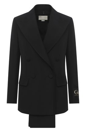Женский жакет из хлопка и вискозы GUCCI черного цвета по цене 206000 руб., арт. 619268/ZADUU | Фото 1 Женский жакет из хлопка и вискозы GUCCI черного цвета, арт. 619268/ZADUU | Фото 1
