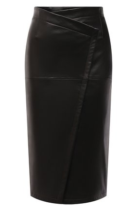 Женская кожаная юбка TOM FORD черного цвета по цене 269000 руб., арт. GCL807-LEX228 | Фото 1 Женская кожаная юбка TOM FORD черного цвета, арт. GCL807-LEX228 | Фото 1