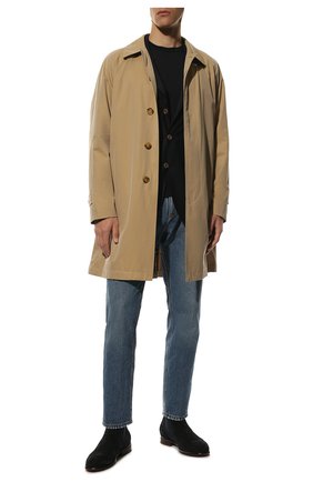 Мужские замшевые челси LORO PIANA темно-синего цвета по цене 106000 руб., арт. FAL3393 | Фото 2 Мужские замшевые челси LORO PIANA темно-синего цвета, арт. FAL3393 | Фото 2