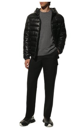Мужская пуховая куртка DOLCE & GABBANA черного цвета по цене 95000 руб., арт. G9RE2T/G7XGZ | Фото 2 Мужская пуховая куртка DOLCE & GABBANA черного цвета, арт. G9RE2T/G7XGZ | Фото 2