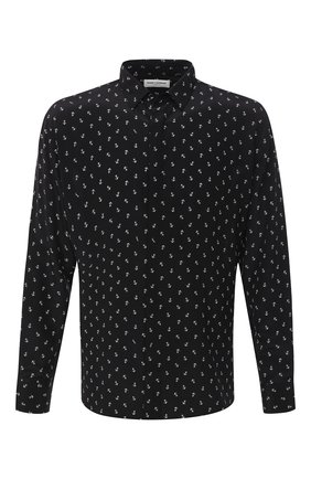 Мужская шелковая рубашка SAINT LAURENT черного цвета по цене 79450 руб., арт. 564172/Y5B06 | Фото 1 Мужская шелковая рубашка SAINT LAURENT черного цвета, арт. 564172/Y5B06 | Фото 1