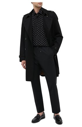 Мужская шелковая рубашка SAINT LAURENT черного цвета по цене 79450 руб., арт. 564172/Y5B06 | Фото 2 Мужская шелковая рубашка SAINT LAURENT черного цвета, арт. 564172/Y5B06 | Фото 2