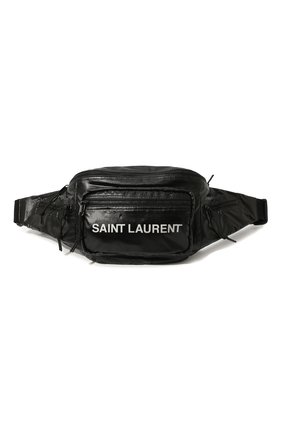 Мужская текстильная поясная сумка SAINT LAURENT черного цвета по цене 52600 руб., арт. 581375/H021Z | Фото 1 Мужская текстильная поясная сумка SAINT LAURENT черного цвета, арт. 581375/H021Z | Фото 1
