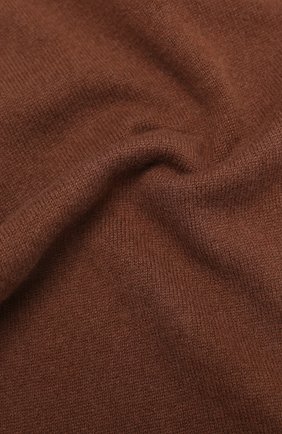 Мужской кашемировый шарф ALLUDE коричневого цвета по цене 26550 руб., арт. 205/30025 | Фото 2 Мужской кашемировый шарф ALLUDE коричневого цвета, арт. 205/30025 | Фото 2