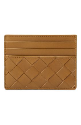 Мужской кожаный футляр для кредитных карт BOTTEGA VENETA светло-коричневого цвета по цене 24050 руб., арт. 635057/VCPQ3 | Фото 1 Мужской кожаный футляр для кредитных карт BOTTEGA VENETA светло-коричневого цвета, арт. 635057/VCPQ3 | Фото 1