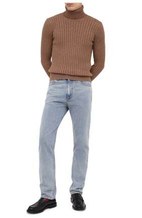 Мужской шерстяной свитер GUCCI бежевого цвета по цене 63800 руб., арт. 626086/XKBE7 | Фото 2 Мужской шерстяной свитер GUCCI бежевого цвета, арт. 626086/XKBE7 | Фото 2