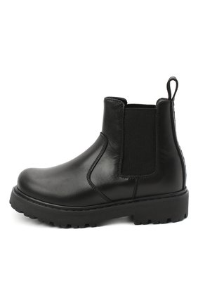 Детские кожаные челси DSQUARED2 черного цвета по цене 18200 руб., арт. 65182/RUNNER/18-27 | Фото 2 Детские кожаные челси DSQUARED2 черного цвета, арт. 65182/RUNNER/18-27 | Фото 2