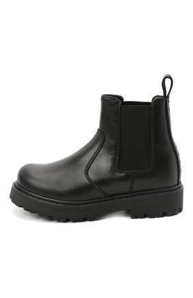 Детские кожаные челси DSQUARED2 черного цвета по цене 19950 руб., арт. 65182/RUNNER/28-35 | Фото 2 Детские кожаные челси DSQUARED2 черного цвета, арт. 65182/RUNNER/28-35 | Фото 2