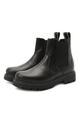 Детские кожаные челси DSQUARED2 черного цвета по цене 21950 руб., арт. 65182/RUNNER/36-41 | Фото 1 Детские кожаные челси DSQUARED2 черного цвета, арт. 65182/RUNNER/36-41 | Фото 1