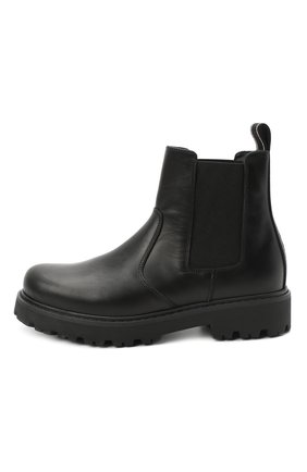 Детские кожаные челси DSQUARED2 черного цвета по цене 21950 руб., арт. 65182/RUNNER/36-41 | Фото 2 Детские кожаные челси DSQUARED2 черного цвета, арт. 65182/RUNNER/36-41 | Фото 2