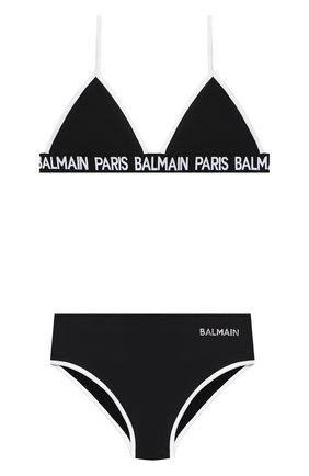 Детского раздельный купальник BALMAIN черного цвета по цене 14050 руб., арт. 6N0129/NX360/12-16 | Фото 1 Детского раздельный купальник BALMAIN черного цвета, арт. 6N0129/NX360/12-16 | Фото 1