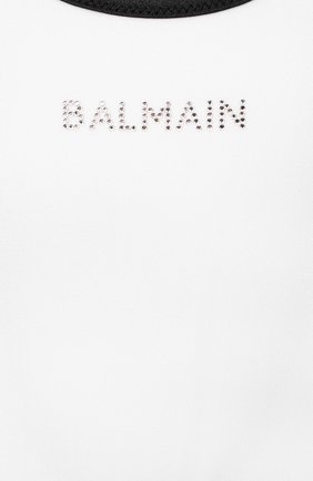 Детского слитный купальник BALMAIN белого цвета по цене 13100 руб., арт. 6N0139/NX360/12-16 | Фото 3 Детского слитный купальник BALMAIN белого цвета, арт. 6N0139/NX360/12-16 | Фото 3