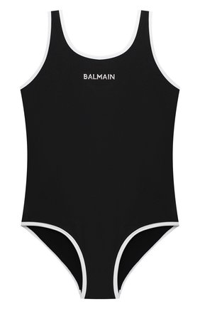 Детского слитный купальник BALMAIN черного цвета по цене 11900 руб., арт. 6N0139/NX360/12-16 | Фото 1 Детского слитный купальник BALMAIN черного цвета, арт. 6N0139/NX360/12-16 | Фото 1