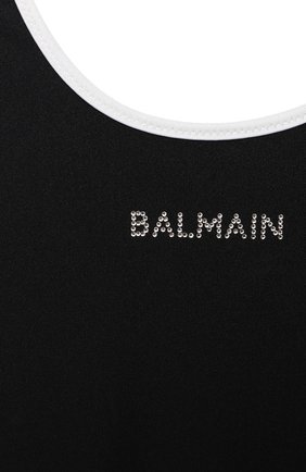 Детского слитный купальник BALMAIN черного цвета по цене 13100 руб., арт. 6N0139/NX360/12-16 | Фото 3 Детского слитный купальник BALMAIN черного цвета, арт. 6N0139/NX360/12-16 | Фото 3