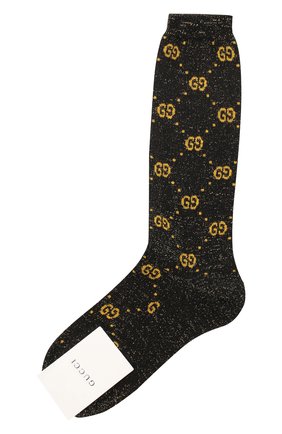 Детские хлопковые гольфы GUCCI черного цвета по цене 6745 руб., арт. 480715/4K443 | Фото 1 Детские хлопковые гольфы GUCCI черного цвета, арт. 480715/4K443 | Фото 1