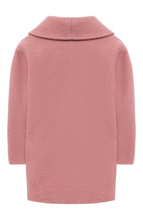 Детского шерстяное пальто GUCCI розового цвета по цене 69150 руб., арт. 629437/XWALE | Фото 2 Детского шерстяное пальто GUCCI розового цвета, арт. 629437/XWALE | Фото 2