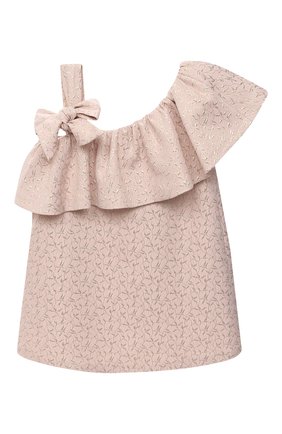Детское платье BIBIONA розового цвета по цене 9600 руб., арт. ABS11SS18 | Фото 1 Детское платье BIBIONA розового цвета, арт. ABS11SS18 | Фото 1