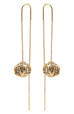 Женские серьги valentino garavani vlogo VALENTINO золотого цвета по цене 33700 руб., арт. UW2J0G10/YCW | Фото 3 Женские серьги valentino garavani vlogo VALENTINO золотого цвета, арт. UW2J0G10/YCW | Фото 3