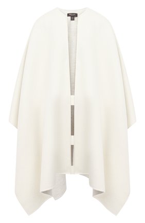 Женская кашемировая накидка LORO PIANA белого цвета по цене 299500 руб., арт. FAL3090 | Фото 1 Женская кашемировая накидка LORO PIANA белого цвета, арт. FAL3090 | Фото 1