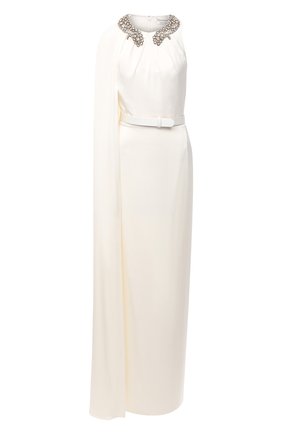 Женское шелковое платье ALEXANDER MCQUEEN белого цвета по цене 433000 руб., арт. 627879/QBAAE | Фото 1 Женское шелковое платье ALEXANDER MCQUEEN белого цвета, арт. 627879/QBAAE | Фото 1