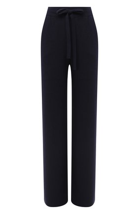 Женские брюки NANUSHKA темно-синего цвета по цене 28100 руб., арт. 0NI_NAVY_RECYCLED CASHMERE KNIT | Фото 1 Женские брюки NANUSHKA темно-синего цвета, арт. 0NI_NAVY_RECYCLED CASHMERE KNIT | Фото 1