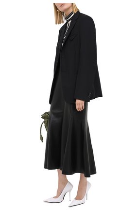 Женская юбка-миди NANUSHKA черного цвета по цене 32350 руб., арт. ARTEM_BLACK_VEGAN LEATHER | Фото 2 Женская юбка-миди NANUSHKA черного цвета, арт. ARTEM_BLACK_VEGAN LEATHER | Фото 2