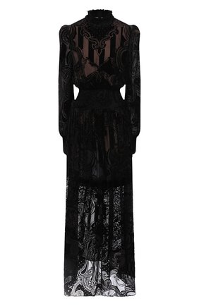 Женское платье из вискозы и шелка BALMAIN черного цвета по цене 488000 руб., арт. UF16894/V121 | Фото 1 Женское платье из вискозы и шелка BALMAIN черного цвета, арт. UF16894/V121 | Фото 1