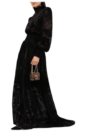 Женское платье из вискозы и шелка BALMAIN черного цвета по цене 488000 руб., арт. UF16894/V121 | Фото 2 Женское платье из вискозы и шелка BALMAIN черного цвета, арт. UF16894/V121 | Фото 2
