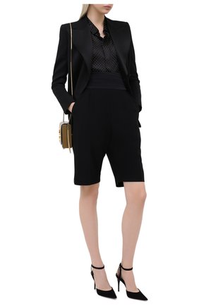Женская замшевые туфли lexi SAINT LAURENT черного цвета по цене 59950 руб., арт. 630698/C2000 | Фото 2 Женская замшевые туфли lexi SAINT LAURENT черного цвета, арт. 630698/C2000 | Фото 2