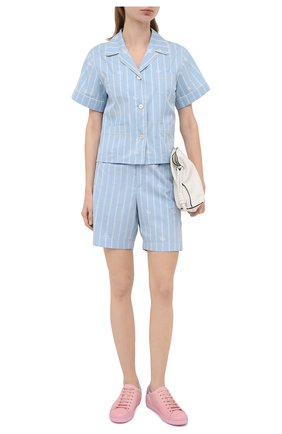Женские кожаные кеды new ace GUCCI розового цвета по цене 42500 руб., арт. 598527/AY070 | Фото 2 Женские кожаные кеды new ace GUCCI розового цвета, арт. 598527/AY070 | Фото 2