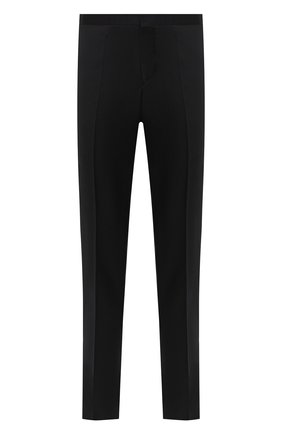 Мужские шерстяные брюки ZILLI черного цвета, арт. M0U-B0ST0-60290/0002 | Фото 1 (Материал подклада: Купро; Материал внешний: Шерсть; Длина (брюки, джинсы): Стандартные; Стили: Классический; Случай: Вечерний; Региональные ограничения белый список (Axapta Mercury): RU)