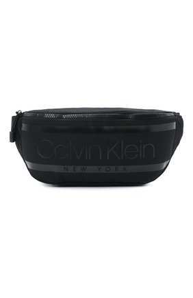 Мужская текстильная поясная сумка CALVIN KLEIN черного цвета по цене 6595 руб., арт. K50K505522 | Фото 1 Мужская текстильная поясная сумка CALVIN KLEIN черного цвета, арт. K50K505522 | Фото 1