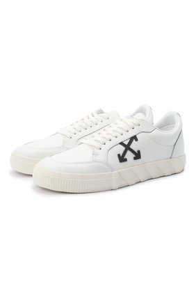 Мужские кожаные кеды vulcanized OFF-WHITE белого цвета по цене 26950 руб., арт. 0MIA085E20LEA0010181 | Фото 1 Мужские кожаные кеды vulcanized OFF-WHITE белого цвета, арт. 0MIA085E20LEA0010181 | Фото 1