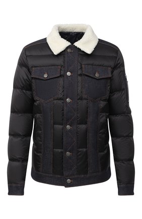 Мужская пуховая куртка BALMAIN темно-синего цвета по цене 226000 руб., арт. UH18811/X036 | Фото 1 Мужская пуховая куртка BALMAIN темно-синего цвета, арт. UH18811/X036 | Фото 1