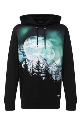 Мужской хлопковое худи BALMAIN черного цвета по цене 87950 руб., арт. UH13415/I305 | Фото 1 Мужской хлопковое худи BALMAIN черного цвета, арт. UH13415/I305 | Фото 1