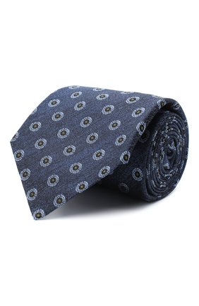 Мужской шелковый галстук KITON синего цвета по цене 23450 руб., арт. UCRVKLC05G39 | Фото 1 Мужской шелковый галстук KITON синего цвета, арт. UCRVKLC05G39 | Фото 1