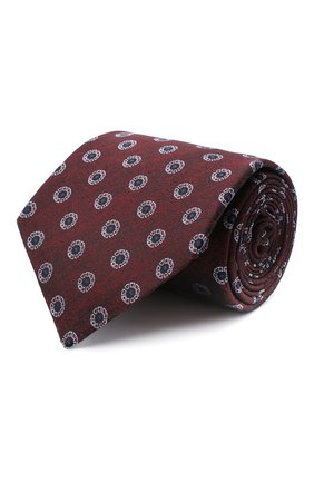 Мужской шелковый галстук KITON красного цвета по цене 23200 руб., арт. UCRVKLC05G39 | Фото 1 Мужской шелковый галстук KITON красного цвета, арт. UCRVKLC05G39 | Фото 1 (Материал: Шелк, Текстиль; Принт: С принтом)