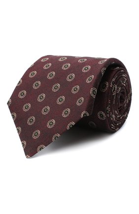 Мужской шелковый галстук KITON красного цвета по цене 23200 руб., арт. UCRVKLC05G39 | Фото 1 Мужской шелковый галстук KITON красного цвета, арт. UCRVKLC05G39 | Фото 1 (Материал: Текстиль; Принт: С принтом)