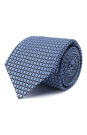 Мужской шелковый галстук KITON голубого цвета по цене 23450 руб., арт. UCRVKLC05G30 | Фото 1 Мужской шелковый галстук KITON голубого цвета, арт. UCRVKLC05G30 | Фото 1