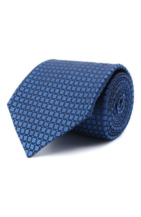 Мужской шелковый галстук KITON синего цвета по цене 23450 руб., арт. UCRVKLC05G30 | Фото 1 Мужской шелковый галстук KITON синего цвета, арт. UCRVKLC05G30 | Фото 1
