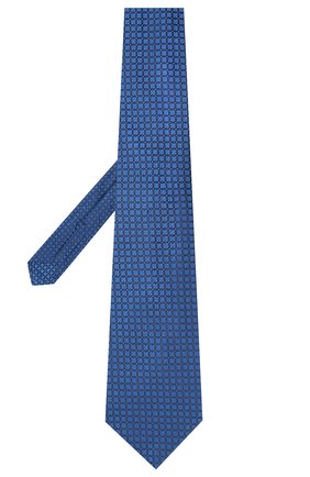 Мужской шелковый галстук KITON синего цвета по цене 23450 руб., арт. UCRVKLC05G30 | Фото 2 Мужской шелковый галстук KITON синего цвета, арт. UCRVKLC05G30 | Фото 2