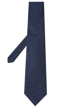 Мужской шелковый галстук KITON темно-синего цвета по цене 23450 руб., арт. UCRVKLC04G95 | Фото 2 Мужской шелковый галстук KITON темно-синего цвета, арт. UCRVKLC04G95 | Фото 2