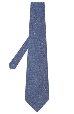 Мужской шелковый галстук KITON синего цвета по цене 23450 руб., арт. UCRVKLC04G95 | Фото 2 Мужской шелковый галстук KITON синего цвета, арт. UCRVKLC04G95 | Фото 2